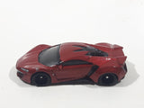 2021 Hot Wheels  Fast & Furious: Fast Stars W Motors Lykan Hypersport Metalflake Red Die Cast Toy Car Vehicle