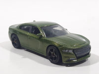 2019 Matchbox MBX Road Trip 2018 Dodge Charger Metalflake Green Die Cast Toy Car Vehicle