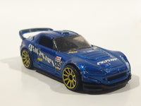 2013 Hot Wheels Night Burnerz Honda S2000 Metallic Blue Die Cast Toy Car Vehicle