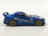 2013 Hot Wheels Night Burnerz Honda S2000 Metallic Blue Die Cast Toy Car Vehicle