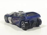 2006 Hot Wheels Open Stock Twin Mill II Dark Blue Indigo Die Cast Toy Car Vehicle