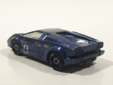 2001 Hot Wheels 25th Anniversary Lamborghini Countach Blue Die Cast Toy Exotic Luxury Car Vehicle