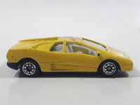 Rare Road Champs Speedsters Lamborghini Diablo Yellow Die Cast Toy Car Vehicle