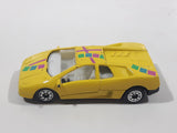 Rare Road Champs Speedsters Lamborghini Diablo Yellow Die Cast Toy Car Vehicle