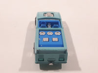 1990 Hot Wheels New Castings Mini Truck Turquoise Light Blue Die Cast Toy Car Vehicle