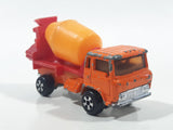 Vintage Universal Products No. M1006 Cabover Semi Truck Cement Mixer Orange Red YellowDie Cast Toy Car Vehicle Made in Hong Kong