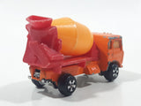 Vintage Universal Products No. M1006 Cabover Semi Truck Cement Mixer Orange Red YellowDie Cast Toy Car Vehicle Made in Hong Kong