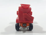 Vintage Universal Products No. M1006 Cabover Semi Truck Cement Mixer Orange Red YellowDie Cast Toy Car Vehicle Made in Hong Kong