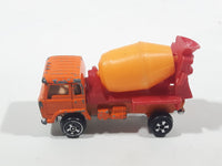 Vintage Universal Products No. M1006 Cabover Semi Truck Cement Mixer Orange Red YellowDie Cast Toy Car Vehicle Made in Hong Kong