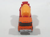 Vintage Universal Products No. M1006 Cabover Semi Truck Cement Mixer Orange Red YellowDie Cast Toy Car Vehicle Made in Hong Kong