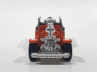 2008 Hot Wheels City Old Number 5.5 Fire Truck Orange Die Cast Toy Firefighting Rescue Emergency Vehicle