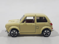 2021 Hot Wheels HW J‑Imports Custom '70 Honda N600 Cream Yellow White Die Cast Toy Car Vehicle