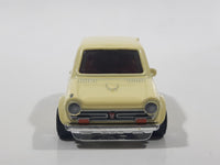 2021 Hot Wheels HW J‑Imports Custom '70 Honda N600 Cream Yellow White Die Cast Toy Car Vehicle