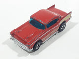 Vintage 1977 Hot Wheels Flying Colors '57 Chevy Red Die Cast Toy Classic Car Vehicle