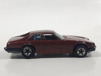 1983 Hot Wheels Jaguar XJS Maroon Burgundy Brown Die Cast Toy Car Vehicle