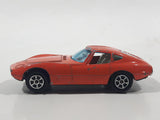 Vintage Yatming No. 1006 Toyota 2000 GT Orange Die Cast Toy Car Vehicle