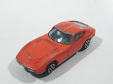 Vintage Yatming No. 1006 Toyota 2000 GT Orange Die Cast Toy Car Vehicle