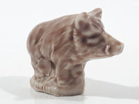 1970s Red Rose Tea Wild Boar Wade Figurine Tiny Chip on Tusk