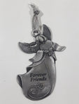 Forever Friends Angel Holding Heart Pewter Metal Christmas Tree Ornament