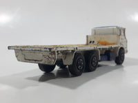 Vintage 1979 Matchbox Lesney Super Kings K-34 Pallet Truck White and Blue Die Cast Toy Car Vehicle