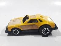 Vintage Tonka Clutch Popper Yellow Pressed Steel Friction Toy Car Vehicle