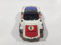Vintage Corgi Toys Porsche Carrera 6 #1 White Die Cast Toy Car Vehicle