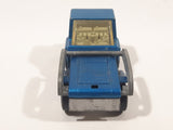 Vintage 1981 Lesney Matchbox Superfast No. 27 Skip Truck Metallic Blue Die Cast Toy Dump Truck Vehicle