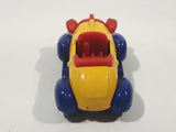 Vintage Tomy Tomica Walt Disney Productions No. 55-56 Donald Duck's Car Yellow Blue Red  Die Cast Toy Car Vehicle