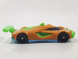 2022 Burger King Hot Wheels Race Car Orange and Green Plastic Die Cast Toy Car Vehicle