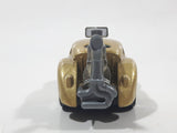 2010 Hot Wheels Volkswagen Beetle (Tooned) Metallic Gold Die Cast Toy Car Vehicle