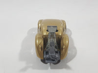 2010 Hot Wheels Volkswagen Beetle (Tooned) Metallic Gold Die Cast Toy Car Vehicle