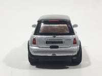 Kinsmart New Mini Cooper Silver with Black Roof Pull Back 1/56 Scale Die Cast Toy Car Vehicle