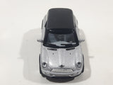 Kinsmart New Mini Cooper Silver with Black Roof Pull Back 1/56 Scale Die Cast Toy Car Vehicle