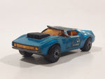 Vintage 1976 Lesney Matchbox Superfast Twin Pack AMX Javelin No. 9 Metallic Blue Die Cast Toy Car Vehicle with Opening Doors
