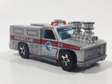 2008 Hot Wheels Rescue Rods Rescue Ranger Truck Silver Grey Die Cast Toy Car Vehicle