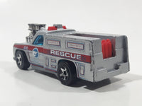 2008 Hot Wheels Rescue Rods Rescue Ranger Truck Silver Grey Die Cast Toy Car Vehicle