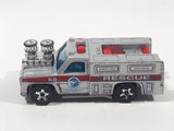 2008 Hot Wheels Rescue Rods Rescue Ranger Truck Silver Grey Die Cast Toy Car Vehicle