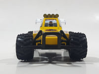 Kinsfun KS 5106 Turbo Buggy Hotrail Super Sand Rail #22 Yellow Pull Back Die Cast Toy Car Vehicle