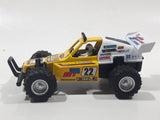 Kinsfun KS 5106 Turbo Buggy Hotrail Super Sand Rail #22 Yellow Pull Back Die Cast Toy Car Vehicle