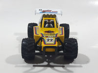 Kinsfun KS 5106 Turbo Buggy Hotrail Super Sand Rail #22 Yellow Pull Back Die Cast Toy Car Vehicle