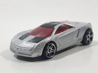 2003 Hot Wheels First Editions Cadillac Cien Silver Die Cast Toy Car Vehicle