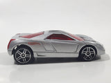 2003 Hot Wheels First Editions Cadillac Cien Silver Die Cast Toy Car Vehicle