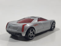 2003 Hot Wheels First Editions Cadillac Cien Silver Die Cast Toy Car Vehicle
