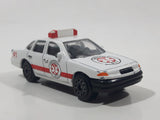 Rare Golden Wheels 1998 Crown Victoria Emergency 9-1-1 #41 White Die Cast Toy Car Vehicle