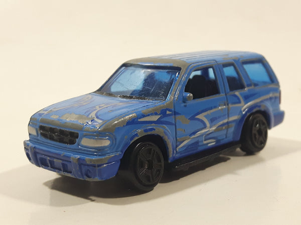 MotorMax No. 6061 Ford Explorer Blue Die Cast Toy Car Sport Utility Vehicle SUV