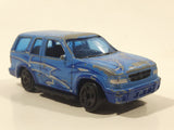 MotorMax No. 6061 Ford Explorer Blue Die Cast Toy Car Sport Utility Vehicle SUV