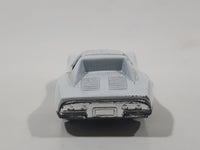 Yatming No. 1002 Chevrolet Corvette Racer White Die Cast Toy Car Vehicle