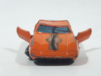 Vintage 1973 Lesney Matchbox Superfast No. 3 Monteverdi Hai Orange Die Cast Toy Car Vehicle with Opening Doors
