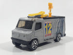 2006 Matchbox DC Comics Superman TV News Truck Van News 12 Live Grey Die Cast Toy Car Vehicle