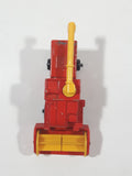 Vintage 1978 Lesney Matchbox No. 51 Combine Harvester Red Die Cast Toy Farming Machinery Equipment Vehicle